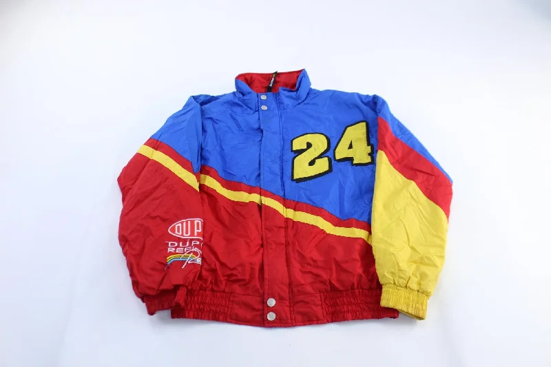 Women's Coats with PocketsVintage Chase Authentics Embroidered Jeff Gordon Nascar Jacket