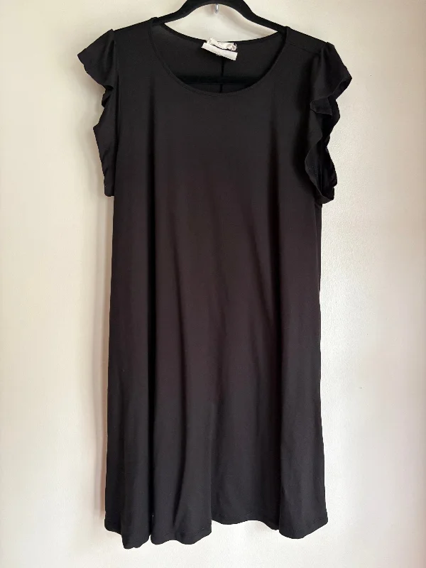 Women's Square-Neck DressesDress Casual Midi By Ninexis In Black, Size: Xl