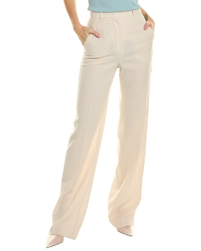 Women's Jodhpurs with Mandarin CollarMax Mara Studio Agami Long Wool Trouser