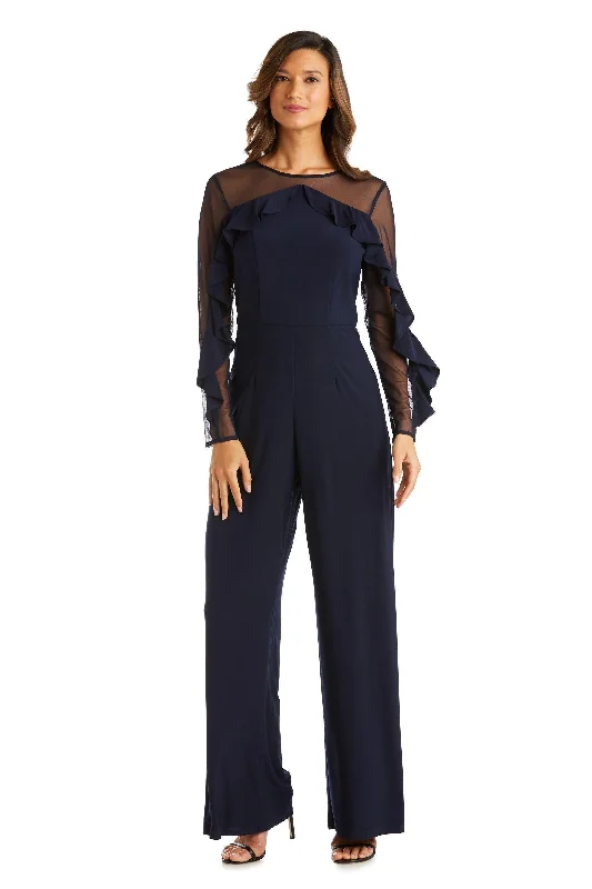 Women's Jumpsuits with High CollarR&M Richards 2308 Long Mother Of The Bride Jumpsuit Sale