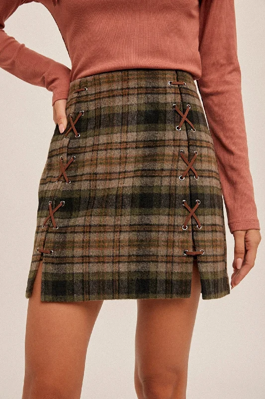 Women's Compression SkirtsDion Plaid Skirt