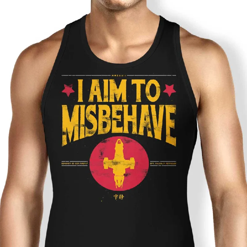 Women's Blouse with FlouncesAim to Misbehave - Tank Top