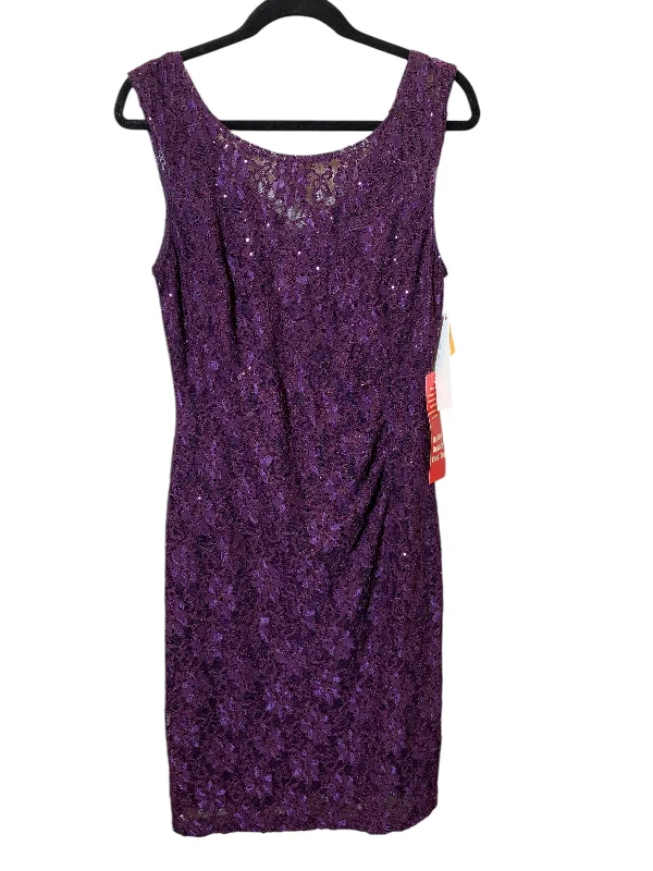 Women's Flared DressesDress Party Midi By Connected Apparel In Purple, Size: 10