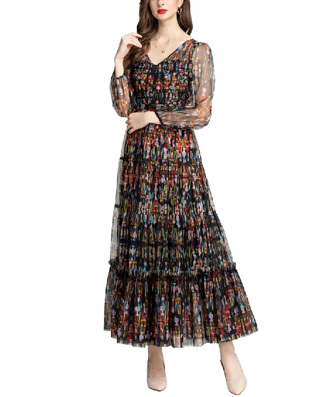 Women's Mandarin-Neck DressesBURRYCO Dress