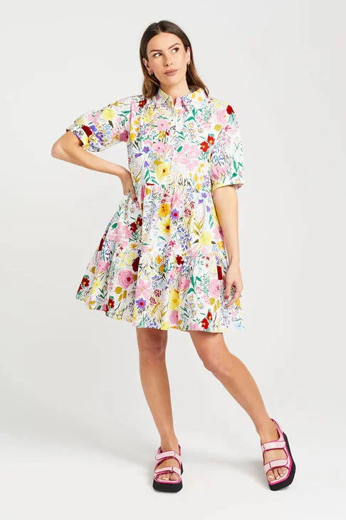 Women's Collarless DressesThing Thing - Nova Dress, Floriferouse