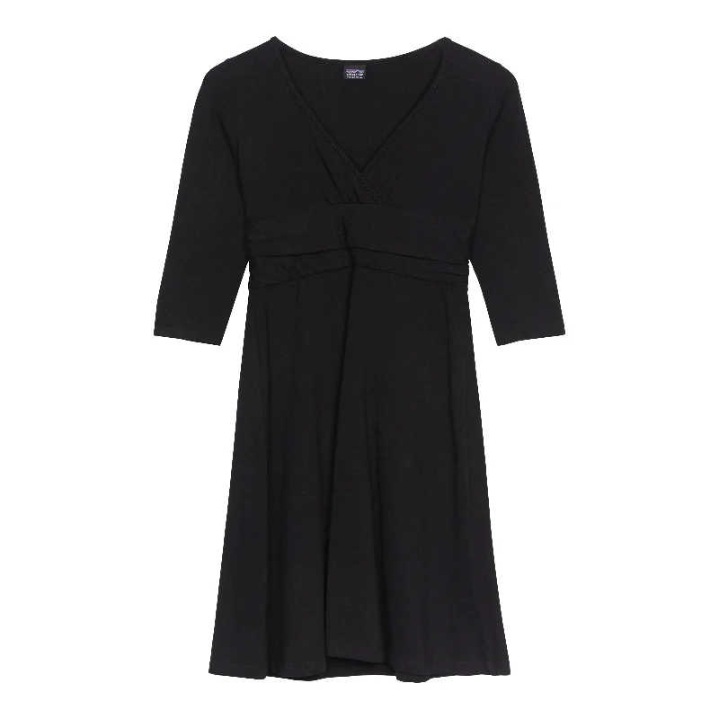 Women's High Collar DressesW's Long-Sleeved Margot Dress