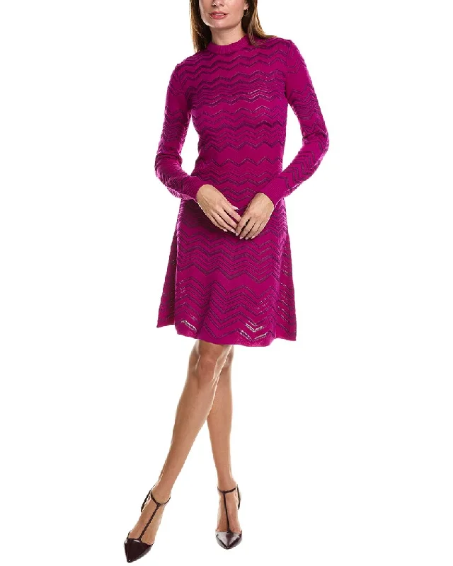 Women's U-Shaped Collar SweatersMissoni Wool-Blend Sweaterdress