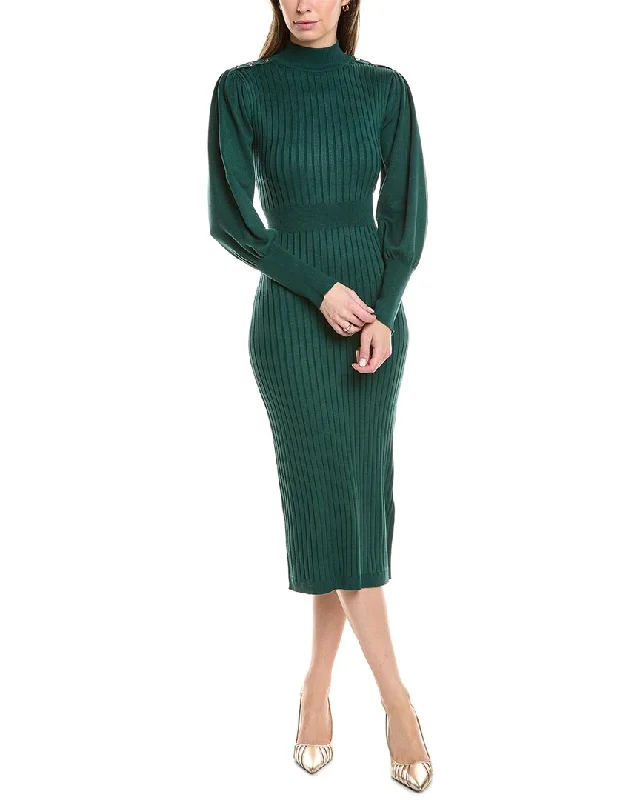 Women's Collarless Design SweatersNanette Nanette Lepore Sweaterdress