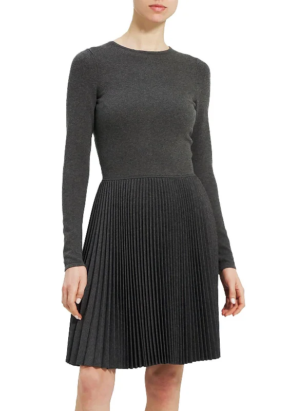 Women's Square Neck SweatersWomens Wool Cashmere Sweaterdress